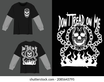 Streetwear Graphic Design.
Illustration Of Skull Head