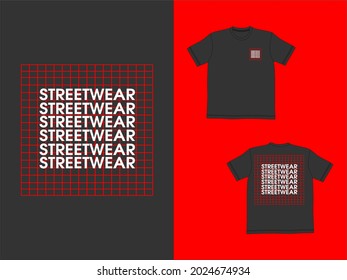 Streetwear Graphic Design illustration t-shirt of streetwear v2