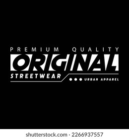 Streetwear Graphic Design Original Print