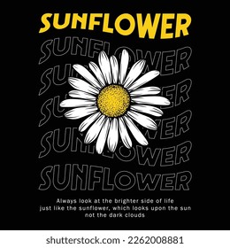 Streetwear Graphic Design sunflower urban streetwear