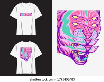 Streetwear Graphic Design for T Shirt
Abstract Pink panther