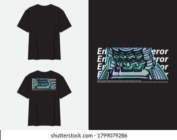 Streetwear Graphic Design for T Shirt
Abstract Samurai Emperor