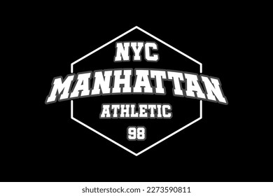 Streetwear Graphic Designs Manhattan Athletic