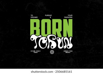 streetwear graphic tee aesthetic quotes design style editable template	
