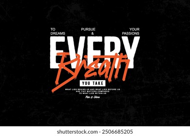 streetwear graphic tee aesthetic quotes design style editable template	