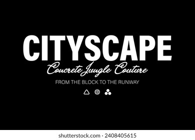 streetwear graphic tee typography design templates