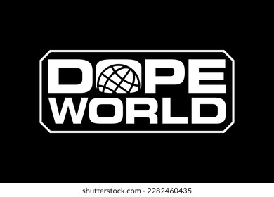 Streetwear graphic tshirt design template typography