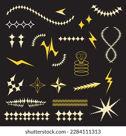 Streetwear Icon Elements suitable for tshirt and fashion design vol 1