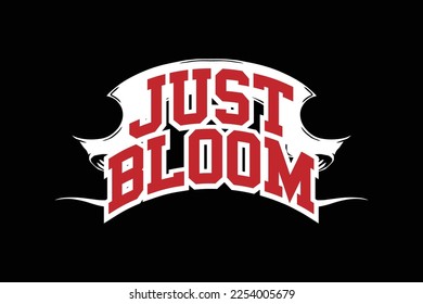 streetwear just bloom design inspiration templates
