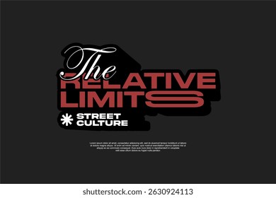 streetwear modern template asset for tshirt printing