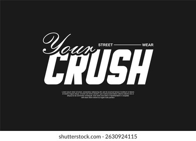 streetwear modern template asset for tshirt printing