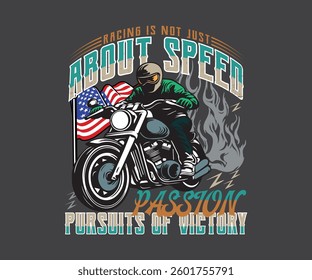 streetwear motorbike t shirt design