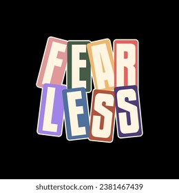 Streetwear quotes concept vector graphic tee design template