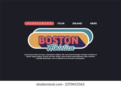 streetwear retro futuristic modern asset for printing and poster