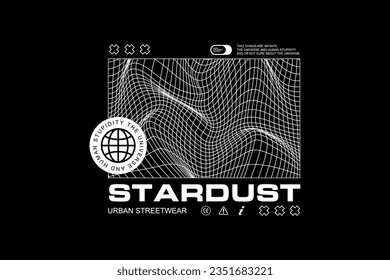 streetwear style concept vector graphic tee design templates ideas