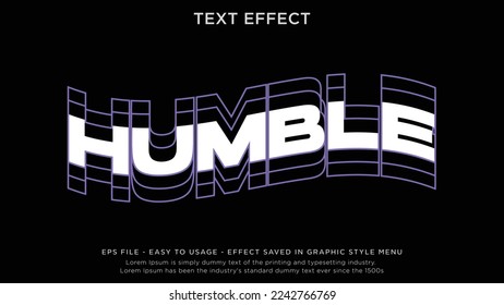 Streetwear style editable text effect for tshirt	
