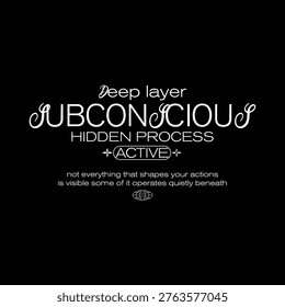 streetwear subconscious hidden process typography for aesthetic design