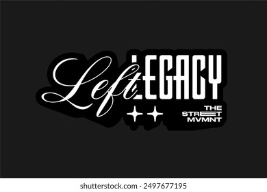 streetwear template for modern design clothing