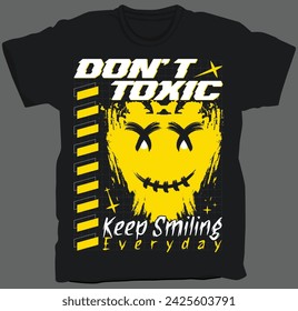 Streetwear t-shirt design, suitable for screen printing, hoodies or jackets, and other clothing