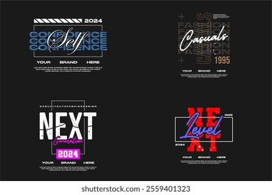 streetwear tshirt design template assets