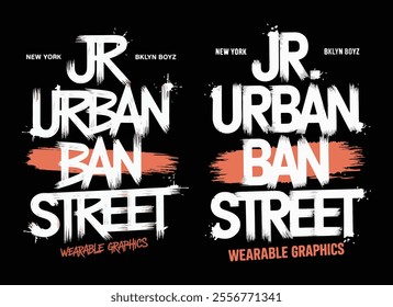 Streetwear T-shirt Design, Trendy Graffiti T-shirt Design