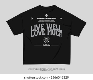 Streetwear T-shirt Design Vector, Typography Quotes Graphic T shirt for Print. Urban T-shirt Design for Print on Demand, Street Style. Merch Design, Clothing Design, Simple Graphic Tee Shirt