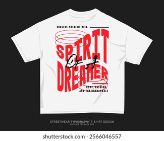 Streetwear T-shirt Design Vector, Typography Quotes Graphic T shirt for Print. Urban T-shirt Design for Print on Demand, Street Style. Merch Design, Clothing Design, Simple Graphic Tee Shirt