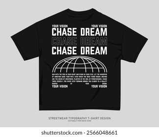 Streetwear T-shirt Design Vector, Urban T-shirt Design for Print on Demand, Typography Quotes Graphic T shirt for Print.  Street Style. Merch Design, Clothing Design, Simple Graphic Tee Shirt