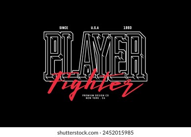 Streetwear typography graphic design aesthetic quotes template