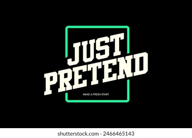 Streetwear typography graphic design aesthetic quotes template
