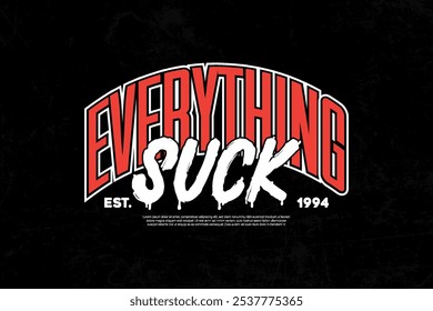 streetwear typography graphic tee concept vector graphic design templates