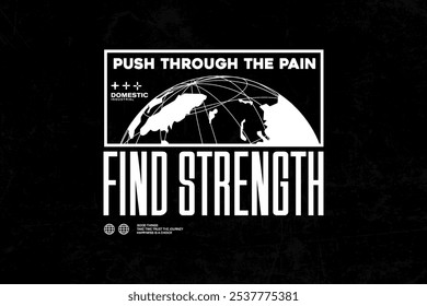 streetwear typography graphic tee concept vector graphic design templates
