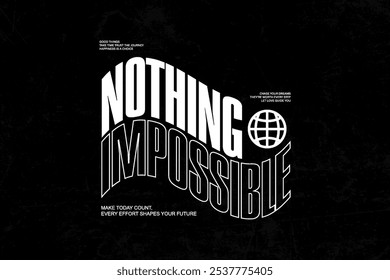 streetwear typography graphic tee concept vector graphic design templates