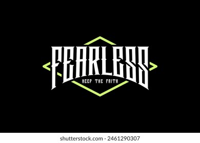 Streetwear typography graphic tshirt design fearless quotes ideas customize templates