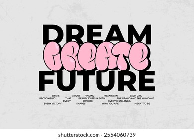 Streetwear typography Graphic tshirt Design ideas customize templates