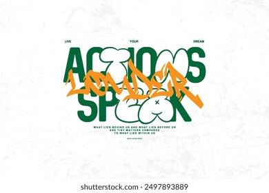 streetwear typography poster  design inspiration templates	
