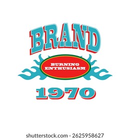 Streetwear typography quotes design for clothing, vector format