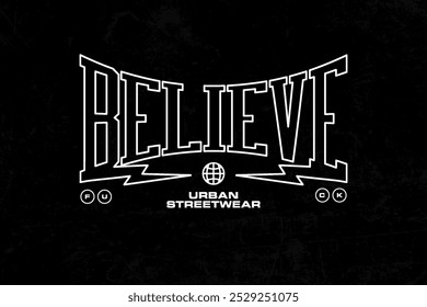 streetwear typography quotes t-shirt design ideas templates black and white
