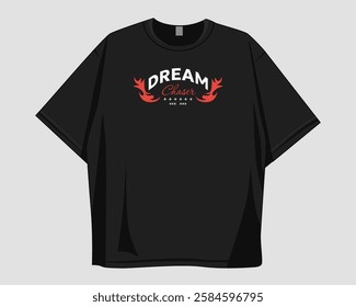 Streetwear typography. Streetwear t-shirt design, urban typography t shirt design. Urban logo vector for clothing design, apparel