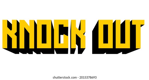 Streetwear Typography Urban Style Template Vector Knock Out Commercial Use
