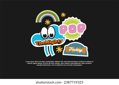 streetwear urban fashion template for printing