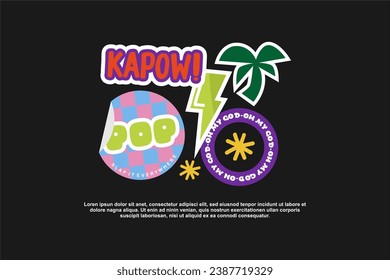 streetwear urban fashion template for printing