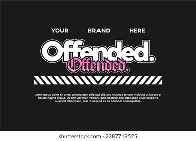 streetwear urban fashion template for printing