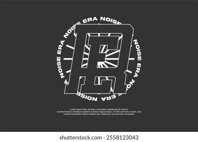 streetwear urban fashion template for printing