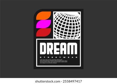streetwear urban fashion template for printing	