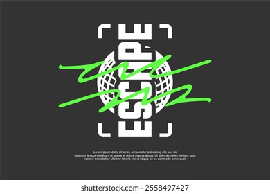 streetwear urban fashion template for printing	