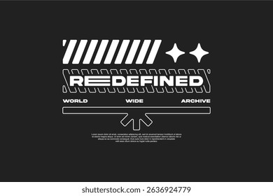 streetwear urban fashion template for printing