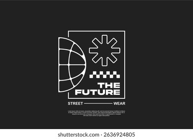 streetwear urban fashion template for printing
