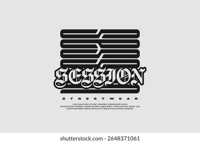 streetwear urban fashion template for printing