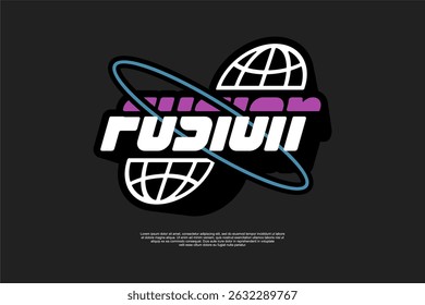 Streetwear urban modern design for tshirt vector